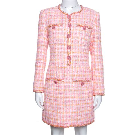 chanel pink logo dress|designer dresses for less Chanel.